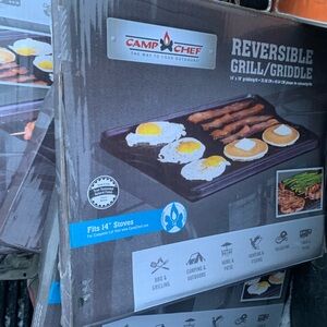 Reversible Grill/Griddle - Black